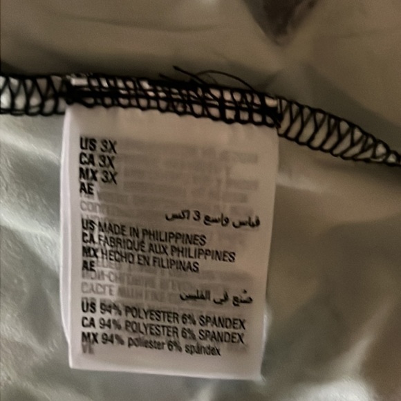 NWT Alfani Printed Point-Hem Top, Created for Macy's 3X - Picture 8 of 8